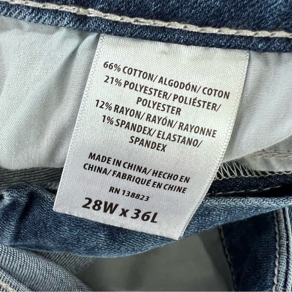 Shyanne Jeans Women 28 Long Super Flare Distressed Bell Bottom 35” U - Picture 13 of 13